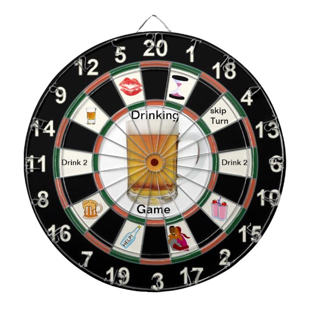 Drink Dart Board Game 5 Dartscheibe (vorne)