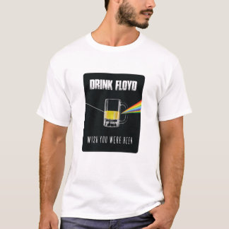 Drink Floyd Beer Prism Art Rock T - Shirt