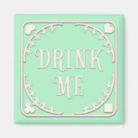"Drink Me" Wunderland Tee Party einladen Grün