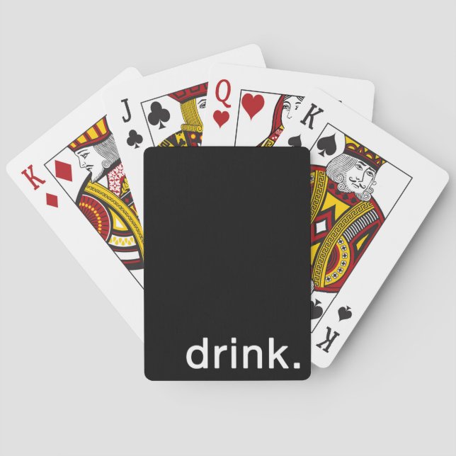 Drink Minimal Spielkarten (Rückseite)