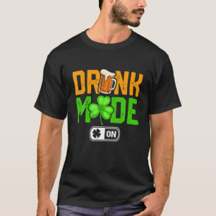 Drink Mode St Patrick's Day Drinking Squad irisch T-Shirt