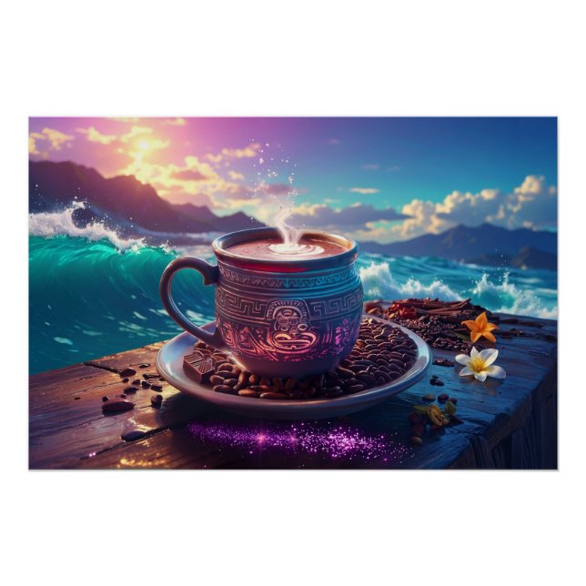 DRINK OF THE GODS - COCOA POSTER (Vorderseite)