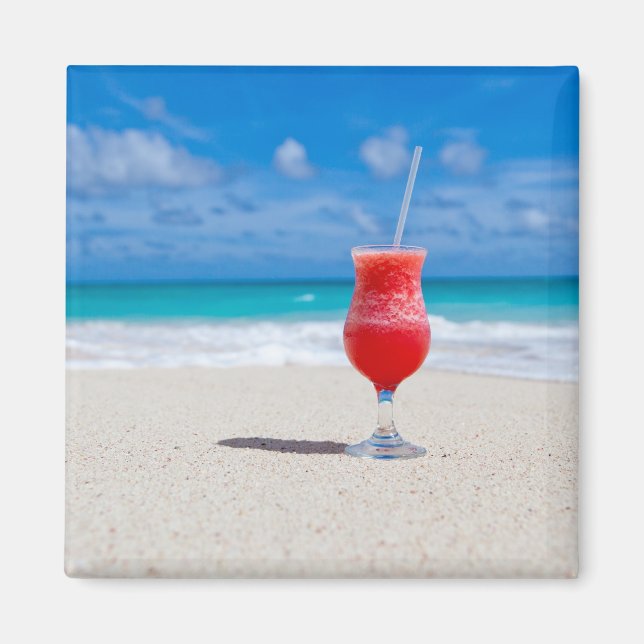 Drink On Beach Magnet (Vorne)