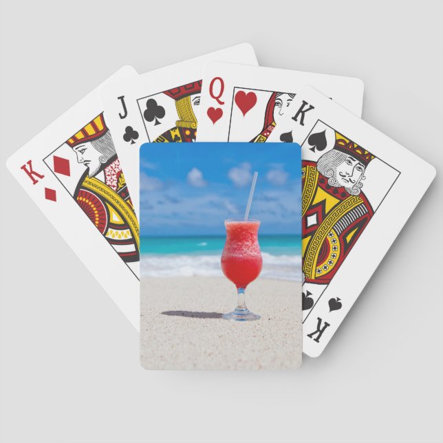Drink On Beach Spielkarten (Rückseite)