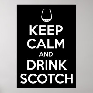 Drink Scotch Poster