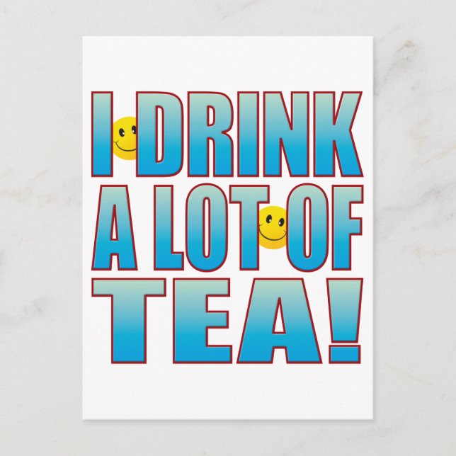 Drink Tee Life B Postkarte (Vorderseite)