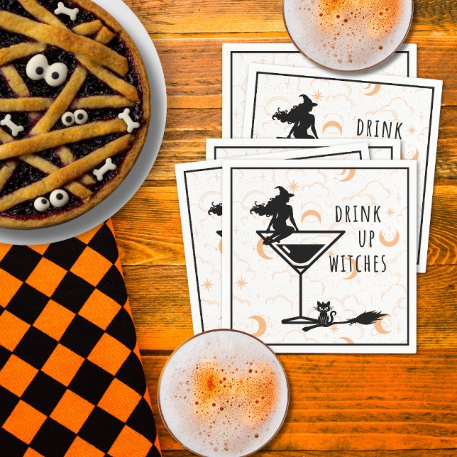 Drink up Hexen Cocktail Napkins Serviette (Von Creator hochgeladen)