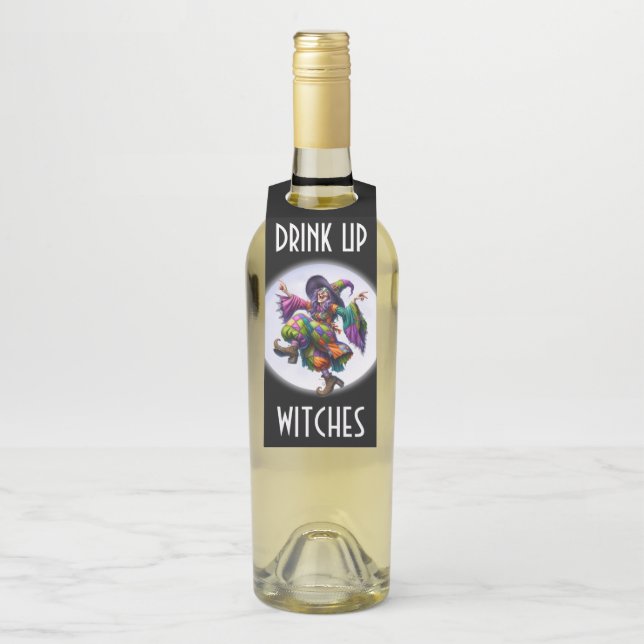 DRINKEN SIE DIE WITCHES FLASCHENANHÄNGER (Auf Flasche)