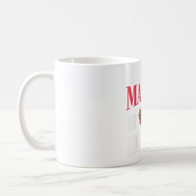 Drinken wie Lincoln 4. Juli Männer Abraham Meri Kaffeetasse (Links)
