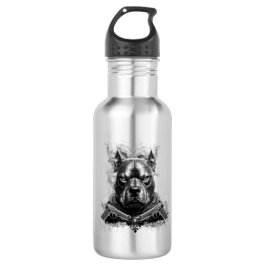 drinkfles,roest vrij staal, pitbill ontwerp,cool,  edelstahlflasche
