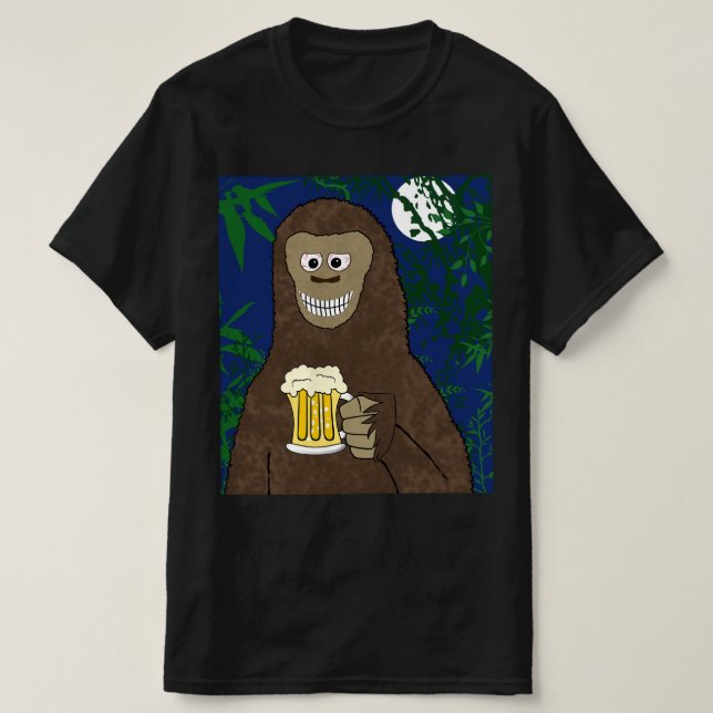 Drinkin' Bigfoot T-Shirt (Design vorne)