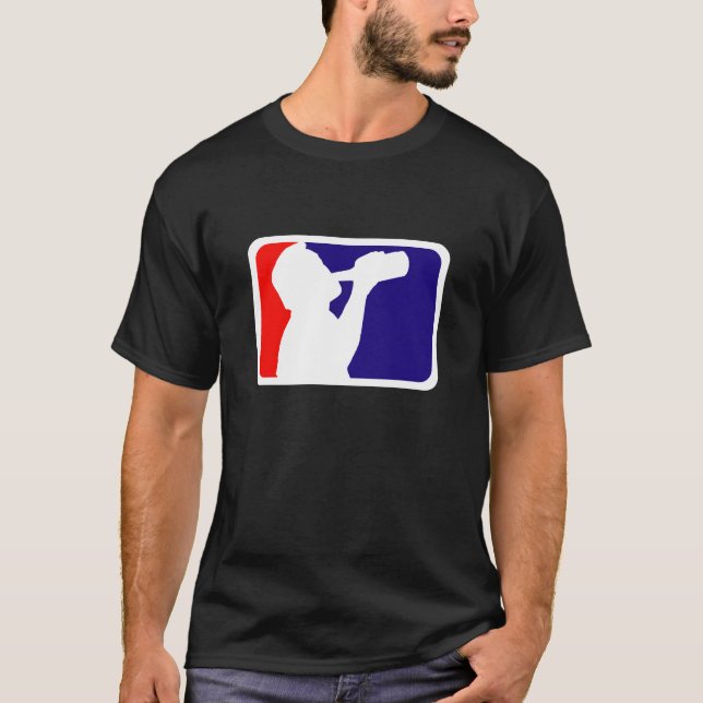 Drinkingwear - Pro - Schwarzes T-Shirt (Vorderseite)