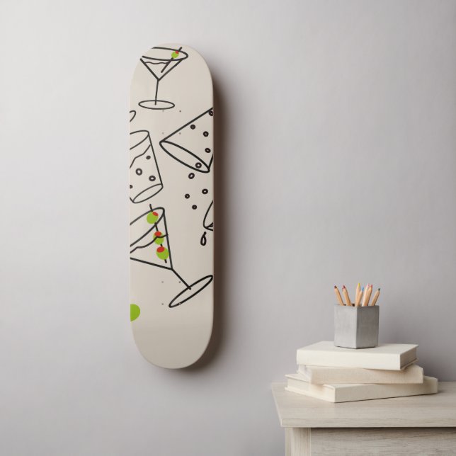 Drinks Skateboard (Wandkunst)
