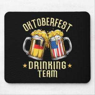 Drinkteam Bierbrauer Tasse Amerikaner Deutsche Erw Mousepad
