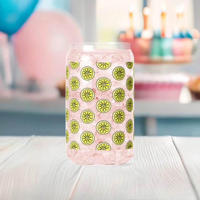 Drinkware Set Cute Yellow Lemons Dosenglas (Insitu (Baby Party))