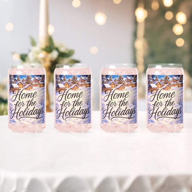 Drinkware Set of Printed Can Glass (Insitu (Mariage))