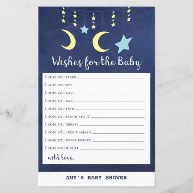 DRINT Twinkle Twinkle Moon Stars Baby Showspiel (Vorderseite)