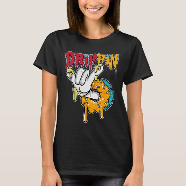 Drippin Donuts SB Dunk für Skate Matching T-Shirt (Vorderseite)