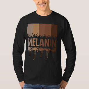 Drippin Melanin T-Shirt für Frauen Schwarzer Kult