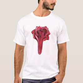 Dripping Liquid Rote Rose Concept Art Illustration T-Shirt
