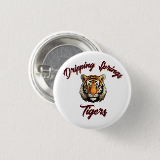 Dripping Springs Tigers School Spirit Pin Button
