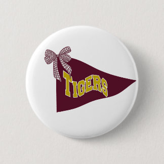 Dripping Springs Tigers Schulgeist-Anstecknadel Button