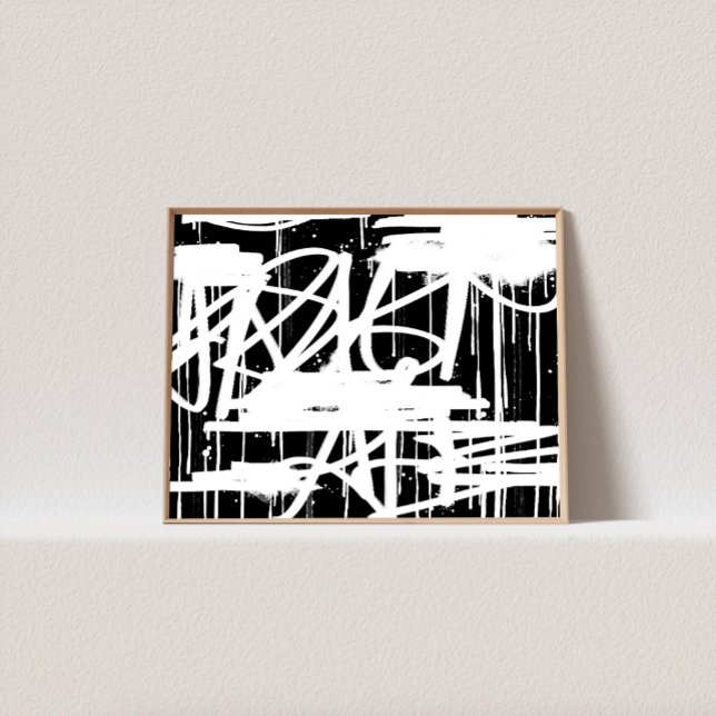 Drippy Paint Graffiti Art, Urban City Street Art Poster (Von Creator hochgeladen)