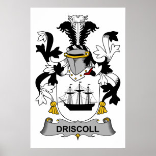Driscoll Familienwappen Poster