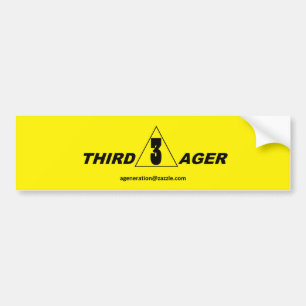 DRITTE AGER-Aufkleber Autoaufkleber