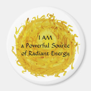 Dritte Chakra Kunst: #2: Selbstachtung Magnet