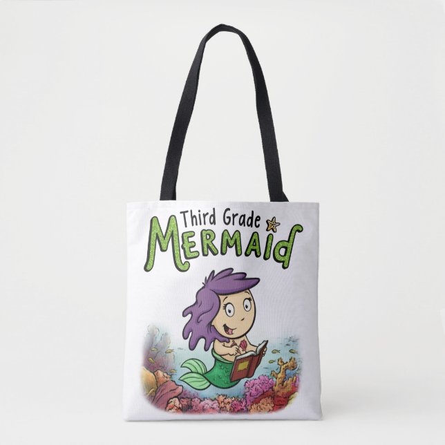 Dritte Grad-Meerjungfrau-Taschen-Tasche Tasche (Vorderseite)
