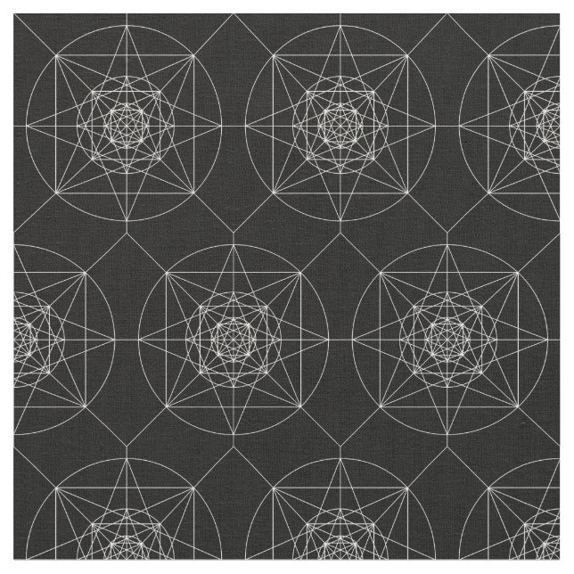 Dritte heilige dimensionalgeometrie stoff (Nahaufnahme)