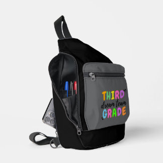 Dritte Klasse, klassisches Geschenk für Schüler zu Crossbody Bag