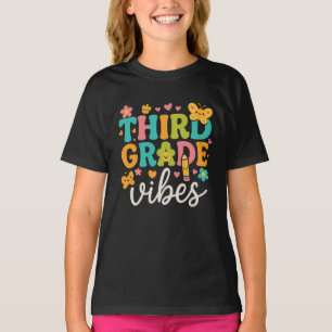 Dritte-Klasse-Vibes - Süßes Zurück zur Schule  T-Shirt
