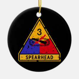 Dritte Rüstungssparte - "Grunge" des US-Militärs Keramik Ornament