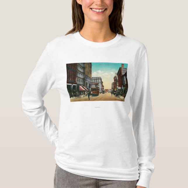 Dritte Straße in Portland, Oregon T-Shirt (Vorderseite)