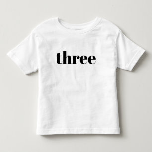 Drittens - Glückliches Shirt zum Geburtstag für Kl