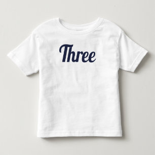 Dritter Geburtstag, drei T - Shirt