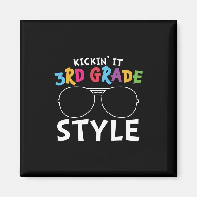 Dritter Klasse Lehrer Dritter Klasse Magnet (Vorne)