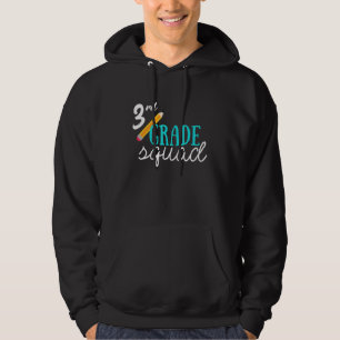 Dritter Lehrer der dritten Klasse zurück zur Schul Hoodie
