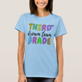 Dritter Lehrer, zurück zur Schule, Lehrerteam T-Shirt