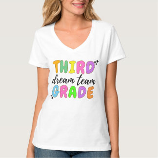 Dritter Lehrer, zurück zur Schule, Lehrerteam T-Shirt