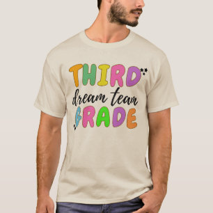 Dritter Lehrer, zurück zur Schule, Lehrerteam T-Shirt