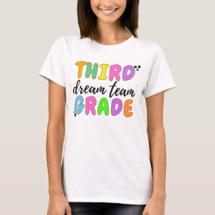 Dritter Lehrer, zurück zur Schule, Lehrerteam T-Shirt