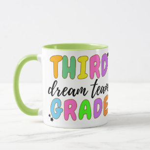 Dritter Lehrer, zurück zur Schule, Lehrerteam Tasse