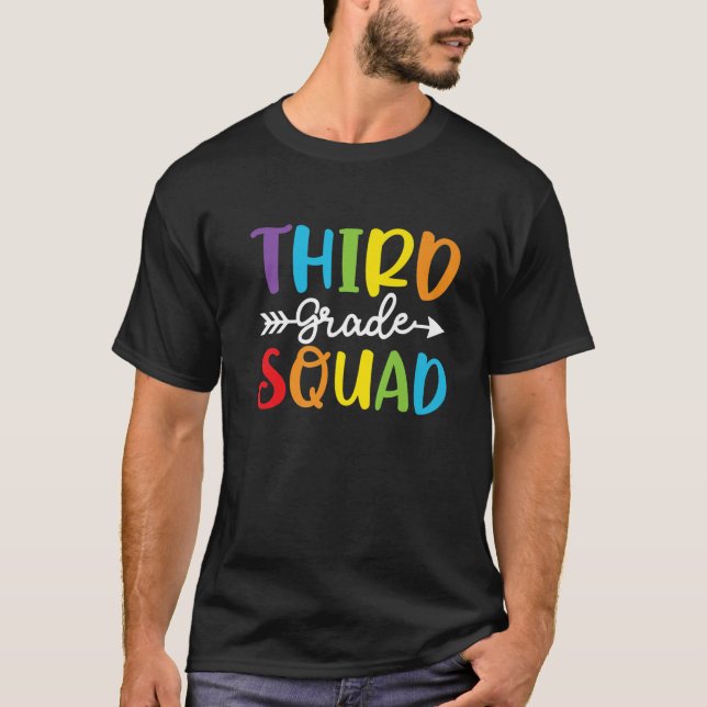 Dritter Platz-3-Grad-LehrerSchülerInnen zurück T-Shirt (Vorderseite)