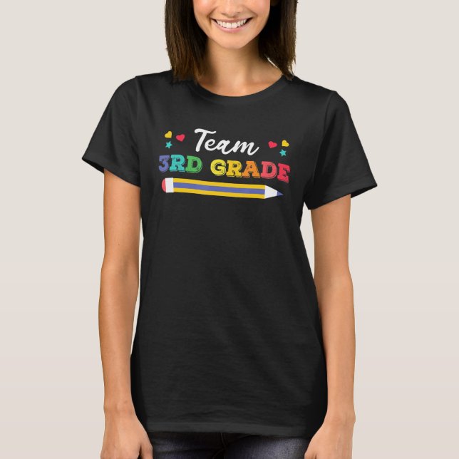Dritter Stift des Teams 3rdt T-Shirt (Vorderseite)