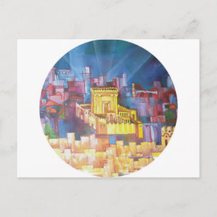 Dritter Tempel von Jerusalem Postkarte