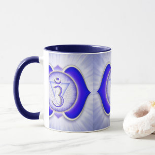 Drittes Auge Chakra Muster-Druck-Entwurf Tasse