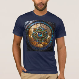 Drittes Auge Landhausstil Bullauge Fenster T-Shirt